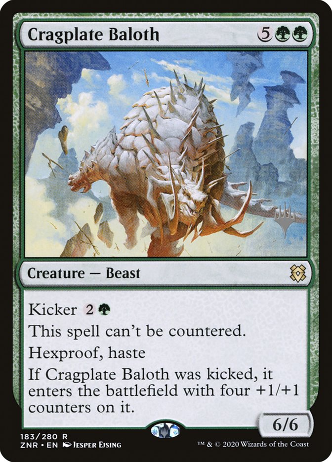 Cragplate Baloth (Promo Pack) [Zendikar Rising Promos] | Game Haven TX