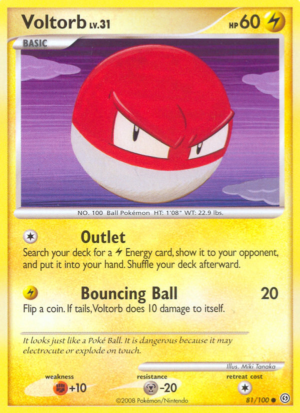 Voltorb (81/100) [Diamond & Pearl: Stormfront] | Game Haven TX