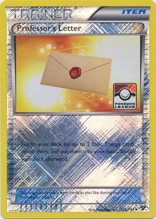 Professor's Letter (123/146) (League Promo) [XY: Base Set] | Game Haven TX