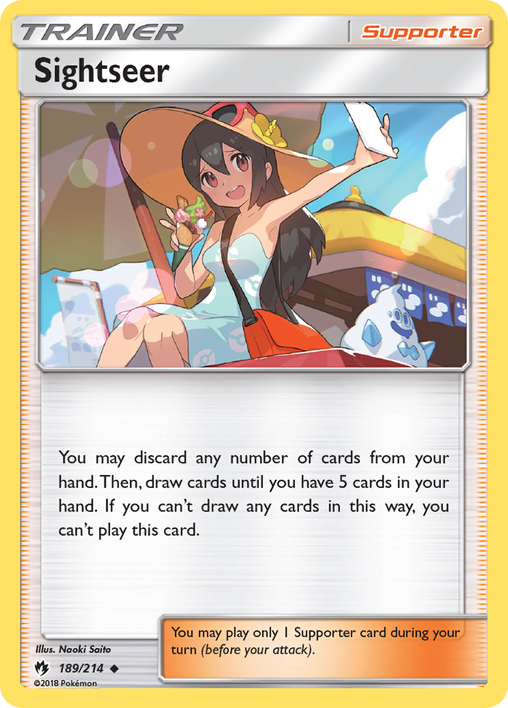 Sightseer (189/214) [Sun & Moon: Lost Thunder] | Game Haven TX