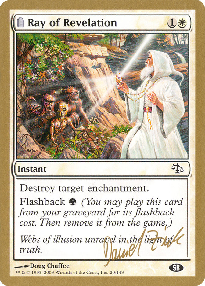 Ray of Revelation (Daniel Zink) (SB) [World Championship Decks 2003] | Game Haven TX