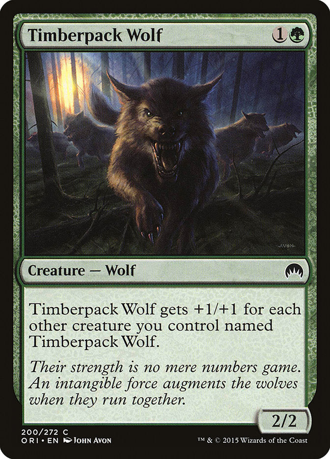 Timberpack Wolf [Magic Origins] | Game Haven TX