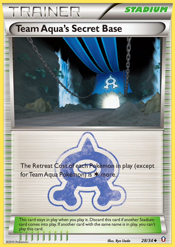Team Aqua's Secret Base (28/34) [XY: Double Crisis] | Game Haven TX