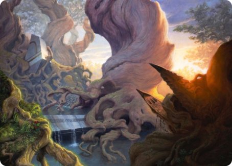 Yavimaya, Cradle of Growth Art Card [Modern Horizons 2 Art Series] | Game Haven TX
