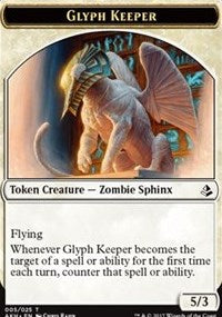 Glyph Keeper // Warrior Token [Amonkhet Tokens] | Game Haven TX