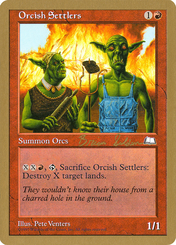 Orcish Settlers (Brian Selden) [World Championship Decks 1998] | Game Haven TX
