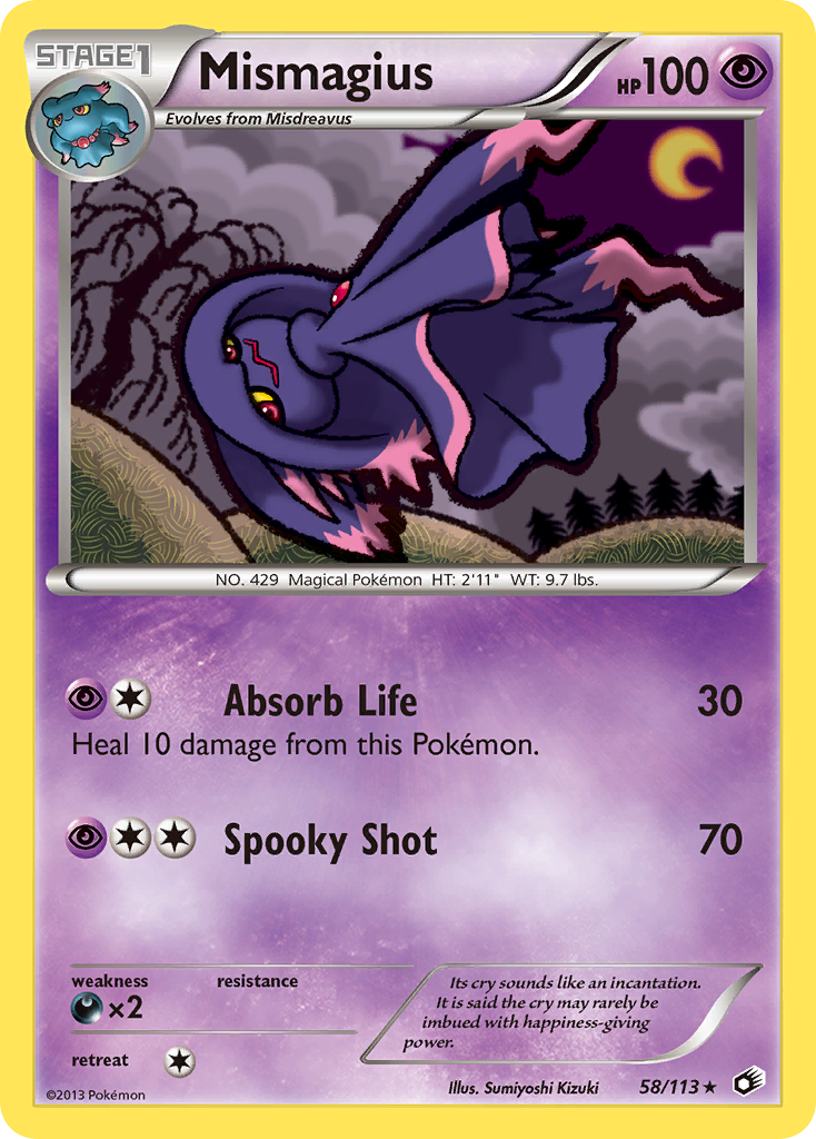 Mismagius (58/113) [Black & White: Legendary Treasures] | Game Haven TX
