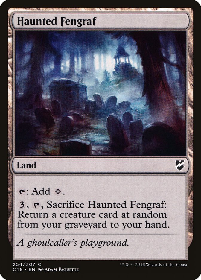 Haunted Fengraf [Commander 2018] | Game Haven TX