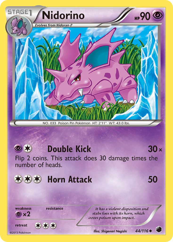 Nidorino (44/116) [Black & White: Plasma Freeze] | Game Haven TX