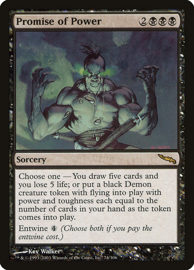 Promise of Power [Mirrodin] | Game Haven TX