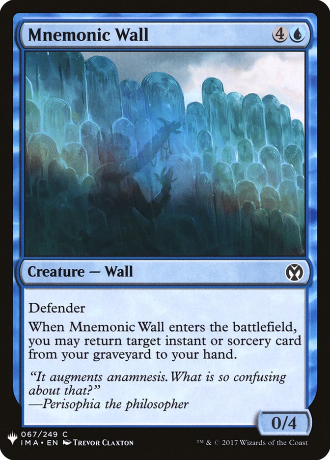 Mnemonic Wall [Mystery Booster] | Game Haven TX