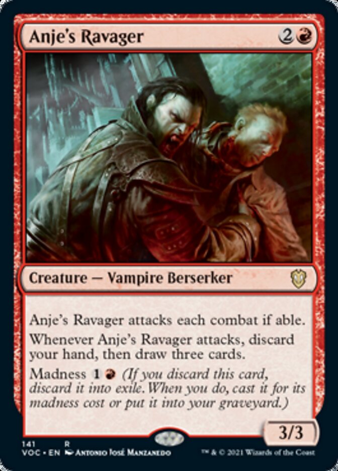 Anje's Ravager [Innistrad: Crimson Vow Commander] | Game Haven TX