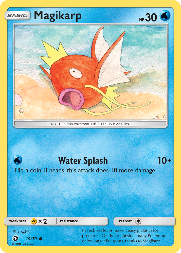 Magikarp (19/70) [Sun & Moon: Dragon Majesty] | Game Haven TX