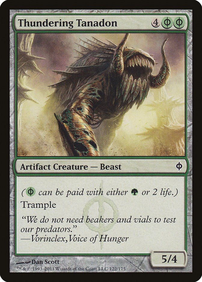 Thundering Tanadon [New Phyrexia] | Game Haven TX