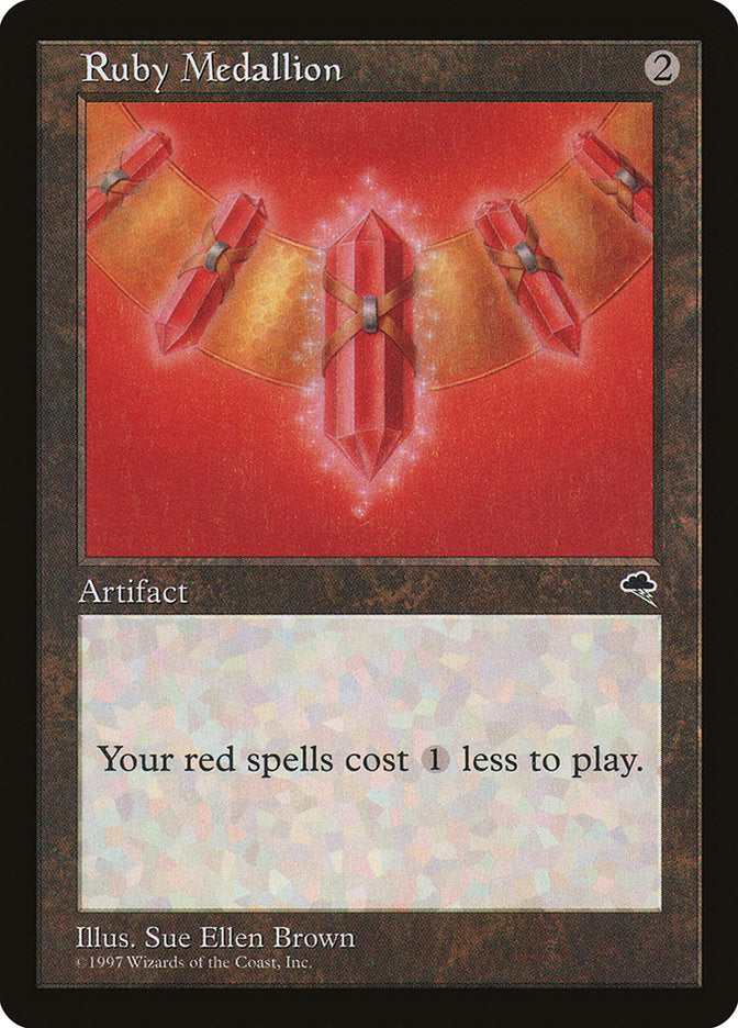 Ruby Medallion [Tempest] | Game Haven TX