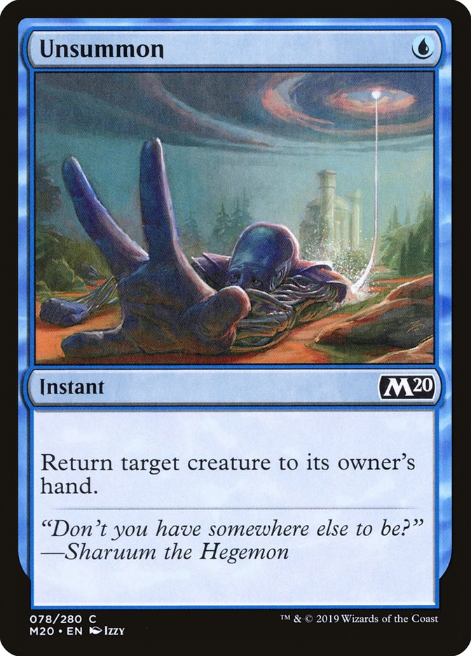Unsummon [Core Set 2020] | Game Haven TX