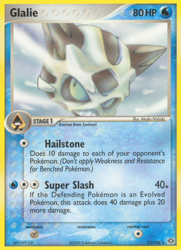 Glalie (13/106) [EX: Emerald] | Game Haven TX