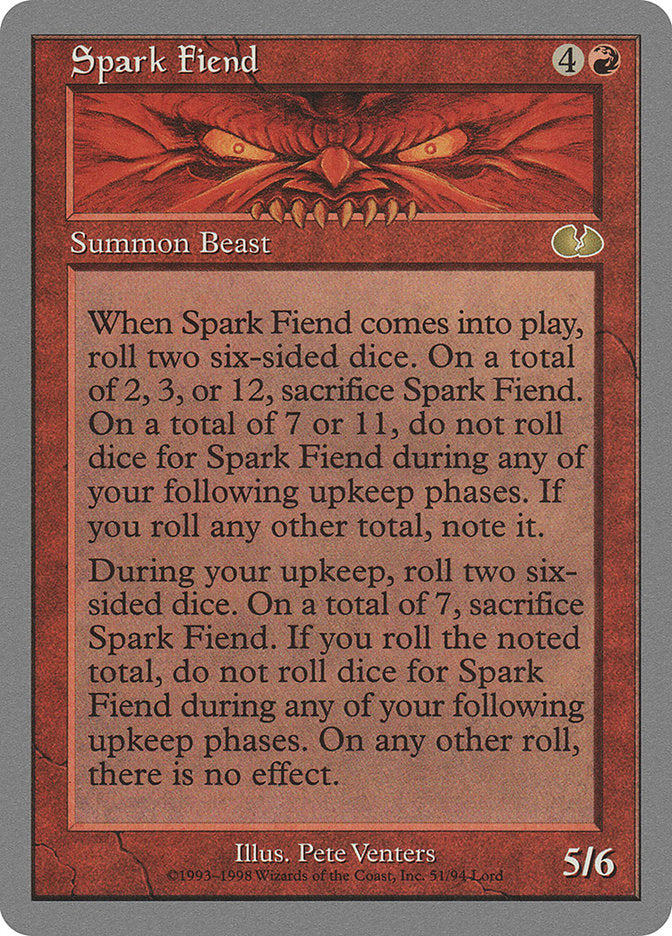 Spark Fiend [Unglued] | Game Haven TX