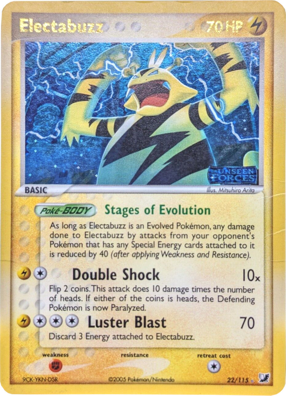 Electabuzz (22/115) (Stamped) [EX: Unseen Forces] | Game Haven TX