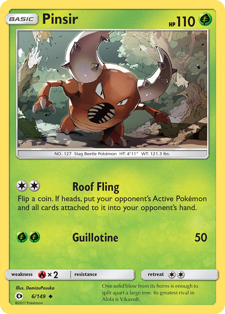 Pinsir (6/149) [Sun & Moon: Base Set] | Game Haven TX