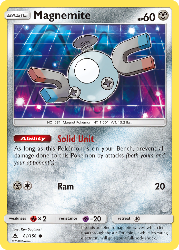 Magnemite (81/156) [Sun & Moon: Ultra Prism] | Game Haven TX