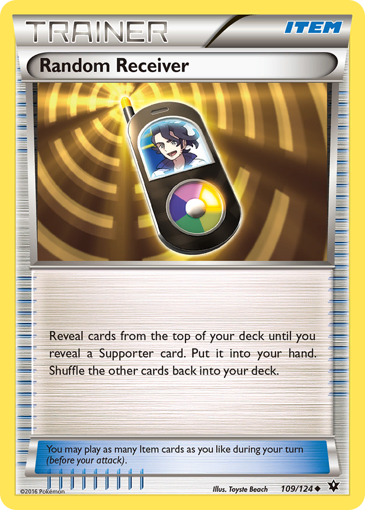 Random Receiver (109/124) [XY: Fates Collide] | Game Haven TX
