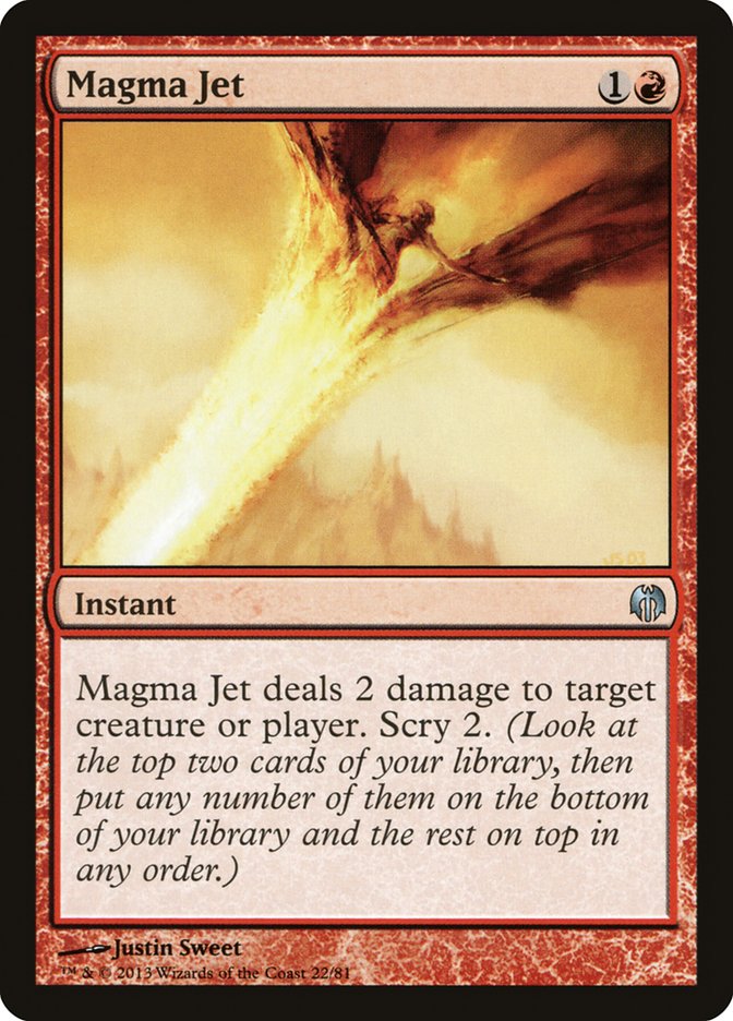 Magma Jet [Duel Decks: Heroes vs. Monsters] | Game Haven TX