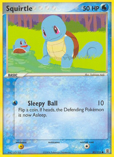 Squirtle (82/112) [EX: FireRed & LeafGreen] | Game Haven TX