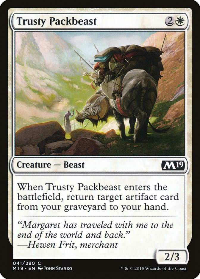Trusty Packbeast [Core Set 2019] | Game Haven TX