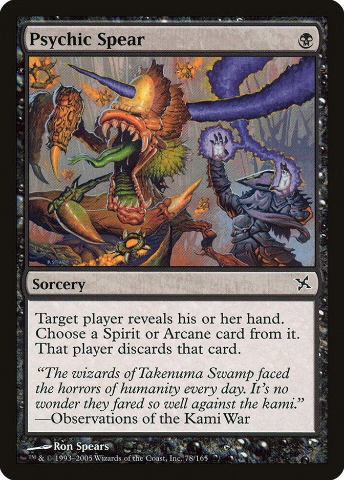 Psychic Spear [Betrayers of Kamigawa] | Game Haven TX