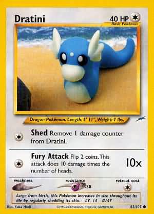 Dratini (63/105) [Neo Destiny Unlimited] | Game Haven TX