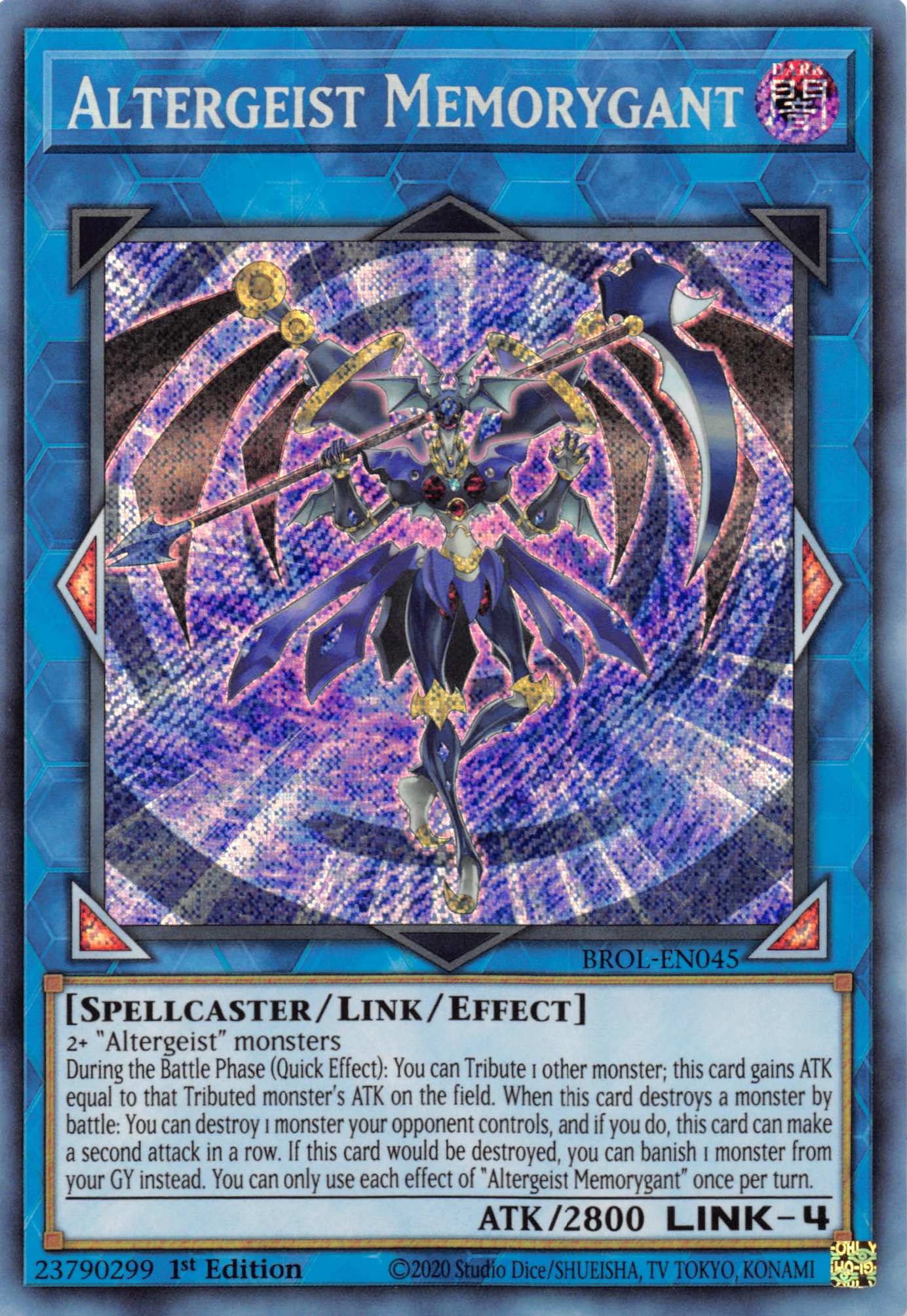 Altergeist Memorygant [BROL-EN045] Secret Rare | Game Haven TX