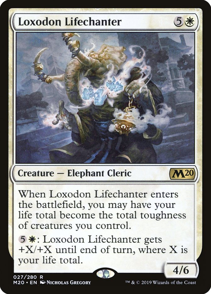 Loxodon Lifechanter [Core Set 2020] | Game Haven TX