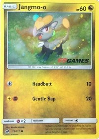 Jangmo-o (75/111) (Cosmos Holo) (EB Games Promo) [Sun & Moon: Crimson Invasion] | Game Haven TX