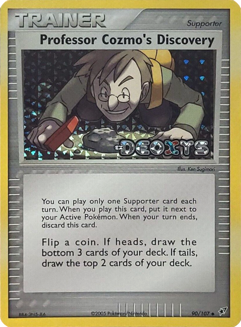 Professor Cozmo's Discovery (90/107) (Stamped) [EX: Deoxys] | Game Haven TX