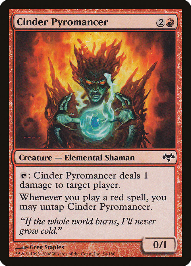 Cinder Pyromancer [Eventide] | Game Haven TX