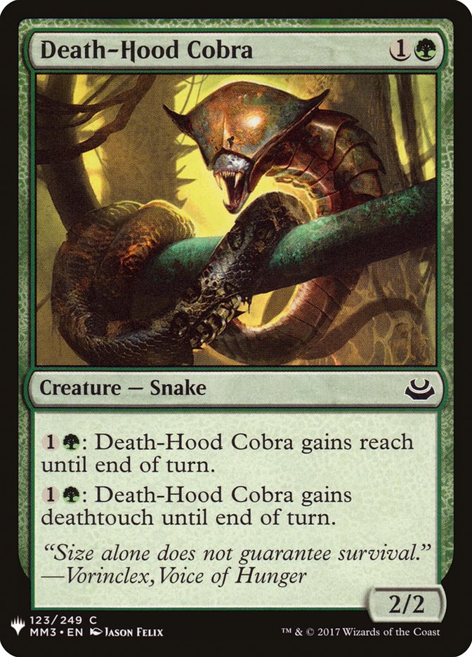 Death-Hood Cobra [Mystery Booster] | Game Haven TX