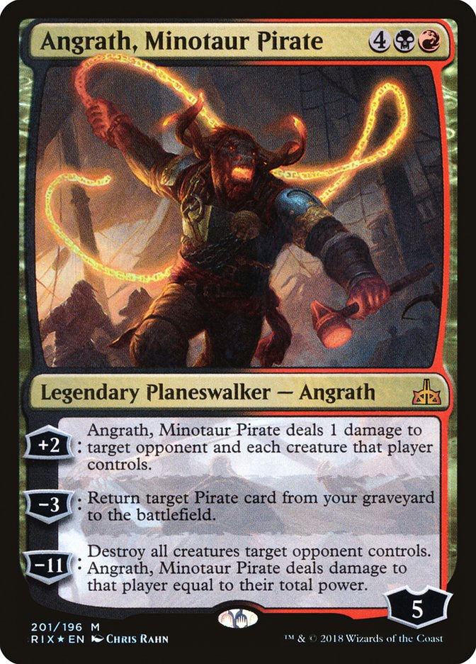 Angrath, Minotaur Pirate [Rivals of Ixalan] | Game Haven TX