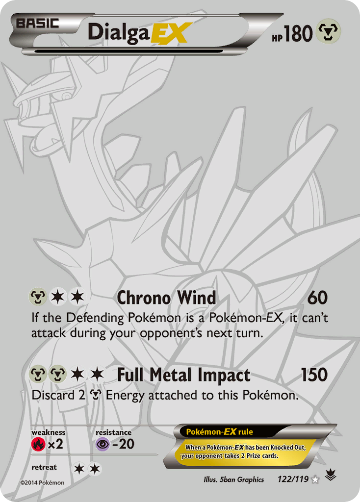 Dialga EX (122/119) [XY: Phantom Forces] | Game Haven TX