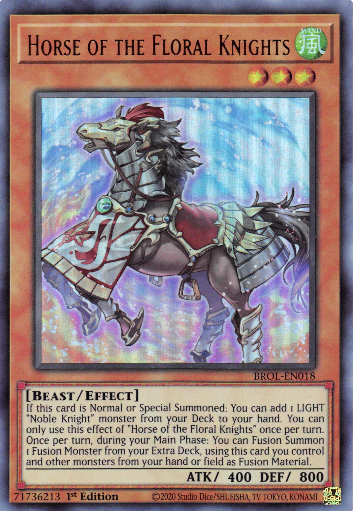 Horse of the Floral Knights [BROL-EN018] Ultra Rare | Game Haven TX