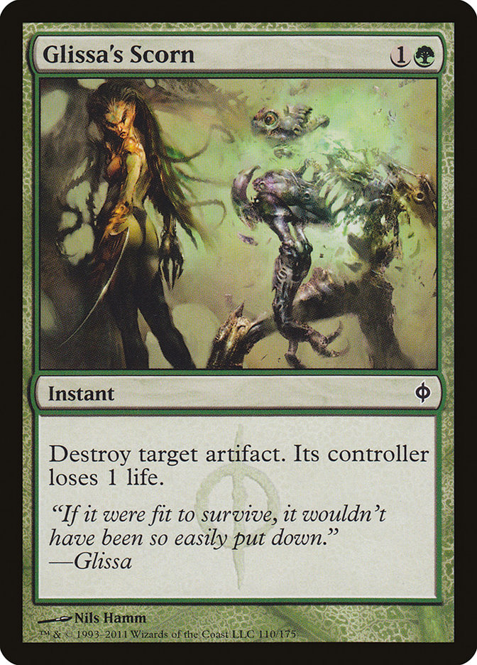 Glissa's Scorn [New Phyrexia] | Game Haven TX