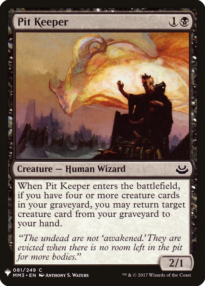 Pit Keeper [Mystery Booster] | Game Haven TX