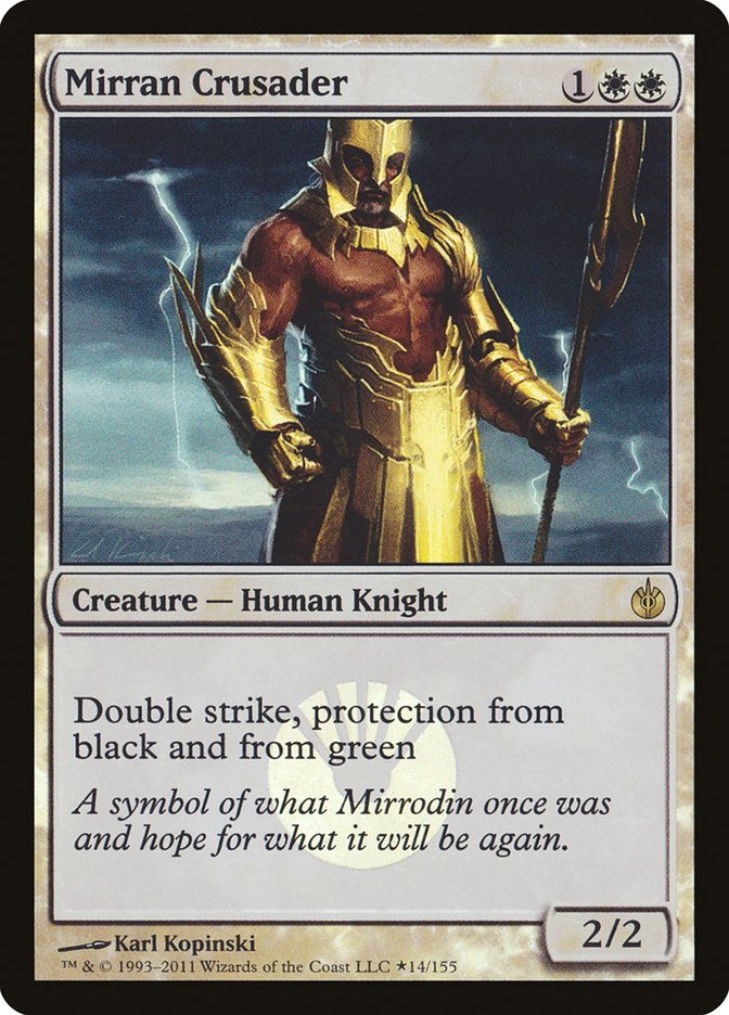 Mirran Crusader [Mirrodin Besieged Promos] | Game Haven TX