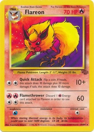 Flareon (19/64) [Jungle Unlimited] | Game Haven TX