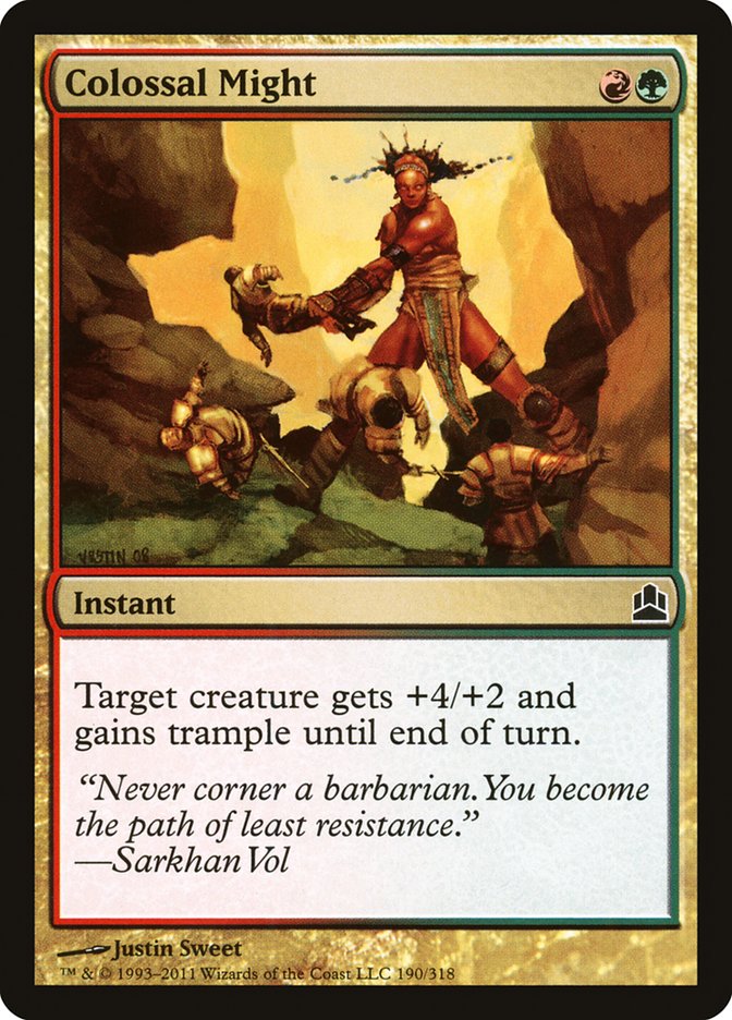 Colossal Might [Commander 2011] | Game Haven TX