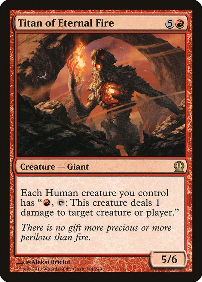 Titan of Eternal Fire [Theros] | Game Haven TX