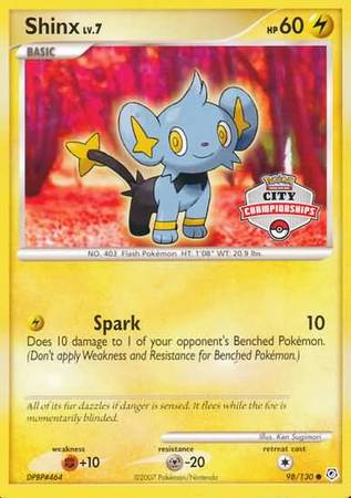 Shinx (98/130) (City Championships Promo) [Nintendo: Black Star Promos] | Game Haven TX