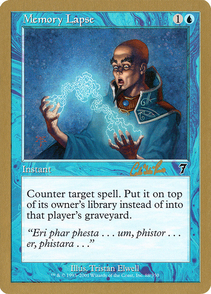 Memory Lapse (Carlos Romao) [World Championship Decks 2002] | Game Haven TX