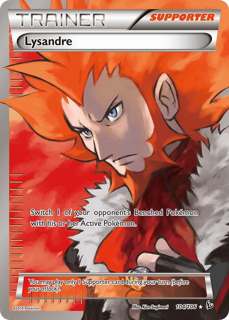 Lysandre (104/106) [XY: Flashfire] | Game Haven TX