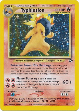 Typhlosion (17/111) [Neo Genesis Unlimited] | Game Haven TX